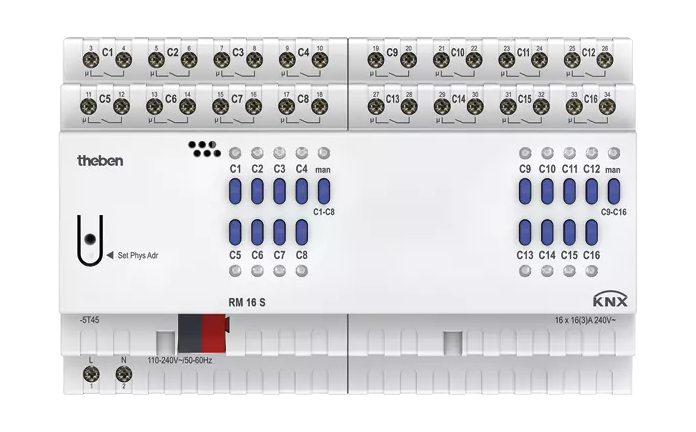 Универсальный актуатор Theben RM 16 S KNX (4940225)