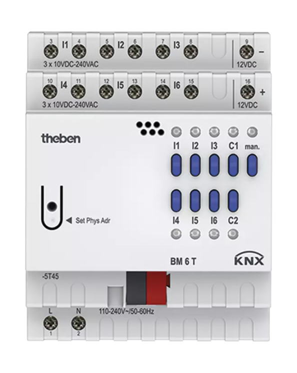 Универсальный актуатор Theben BM 6 T KNX (4940230)