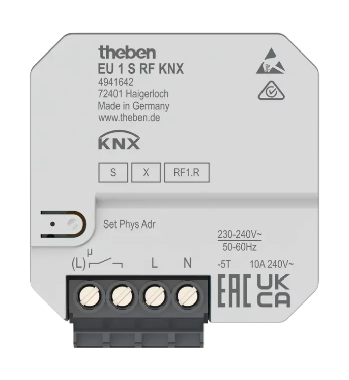 Актуатор Theben EU 1 S RF KNX (4941642)