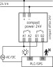 Датчик присутствия Theben Compact Office 24V, белый (2014000)