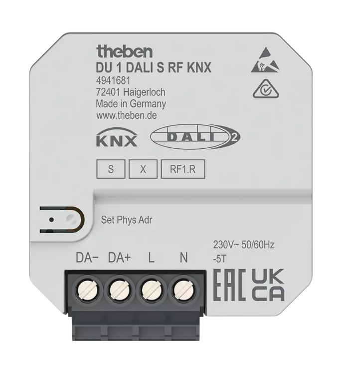 Актуатор Theben DU 1 DALI S RF KNX (4941681)