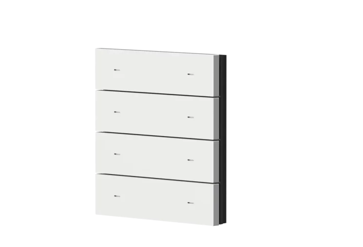 Панель 4-клавишная Theben iONprime PB 4R PWH (9080075)