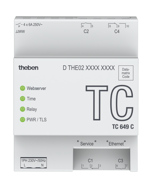 Цифровой астрономический таймер Theben TC 649 C (6490430)