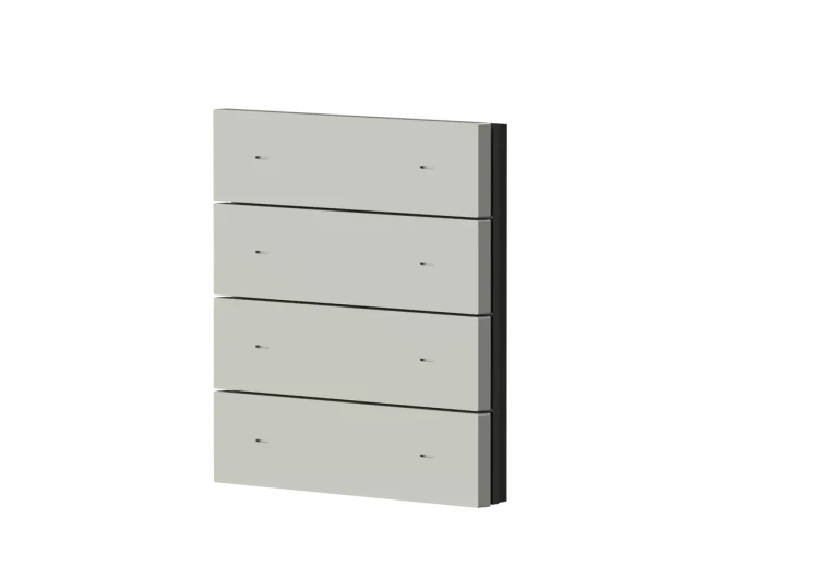 Панель 4-клавишная Theben iONprime PB 4R PGR (9080077)