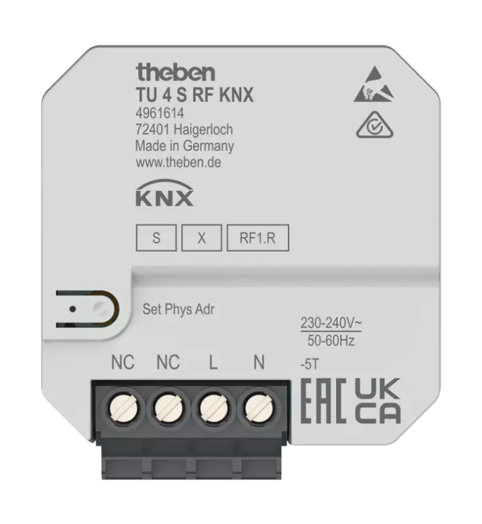 Актуатор Theben TU 4 S RF KNX (4961614)
