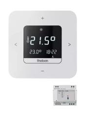 Беспроводной термостат для управления температурой Theben RAMSES 813 top3 HF Set 1