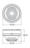 Датчик движения Theben LUXA 103 S360-100-28 AP WH (1030082)