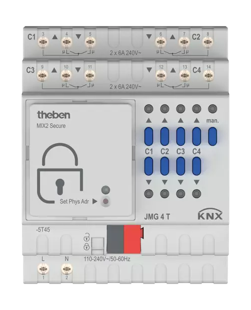 Актуатор штор Theben JMG 4 T KNX (4930250)