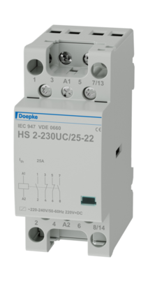 Контактор Doepke HS 2-230UC/25-22 (09980450)