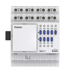 Актуатор штор Theben RME 8 T KNX