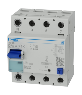 УЗО Doepke DFS 4 025-4/0,50-B SK HD (09127998HD)