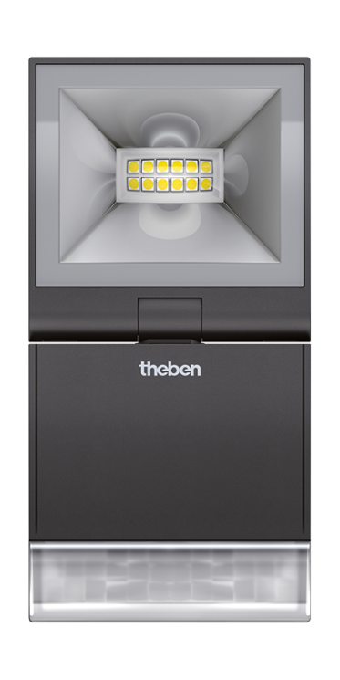 Прожектор уличный с датчиком движения Theben theLeda S10 BK (1020922)