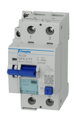 Устройство защитного отключения Doepke DFS 2 100-2/0,30-A FT (09166621)