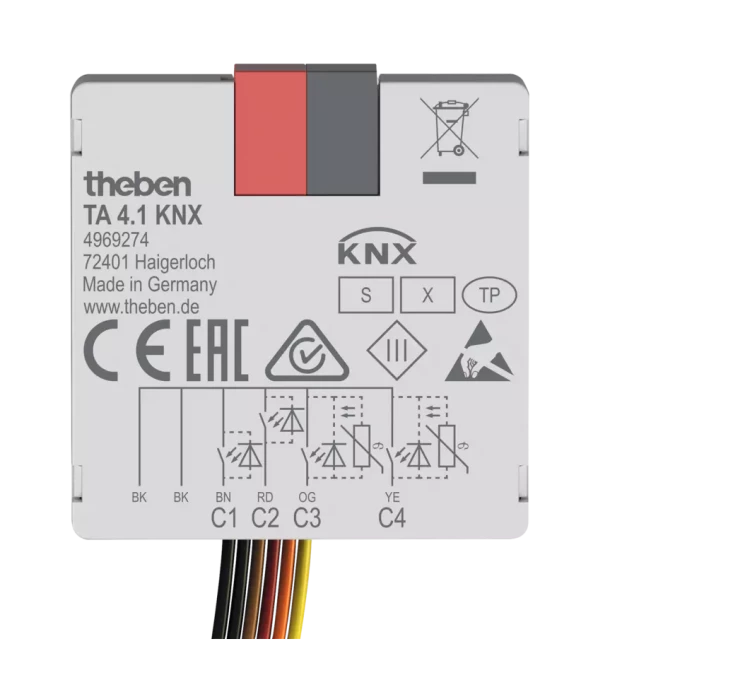 Интерфейс кнопочный Theben TA 4.1 KNX (4969274)