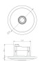 Датчик присутствия Theben thePixa P360 24V KNX UP BK (2269212)