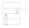 Таймер цифровой годовой астрономический Theben TR 648 top2 RC-DCF KNX (6489210)