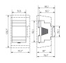Таймер цифровой годовой астрономический Theben TR 648 top2 RC KNX (6489212)