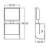 Прожектор светодиодный Theben theLeda S8-100L WH (1020600)