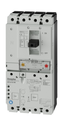 Автоматические выключатели с расцепителем по току утечки Doepke DFL 8 160-4/0,03-B NK (09184783)