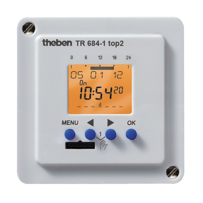 Таймер цифровой недельный Theben TR 684-1 top2 (6840100)