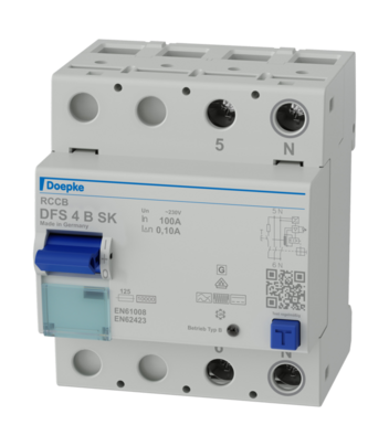Устройство защитного отключения Doepke DFS 4 100-2/0,10-B SK (09165698)