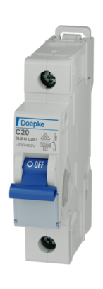 Автоматический выключатель Doepke DLS 6i C20-1 10KA (09916204)