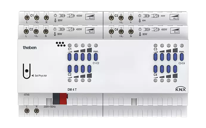 Актуатор диммер Theben DM 4 T KNX (4940275)