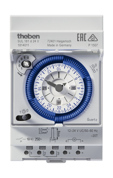 Таймер электромеханический Theben SUL 181 d 24V (1814011)
