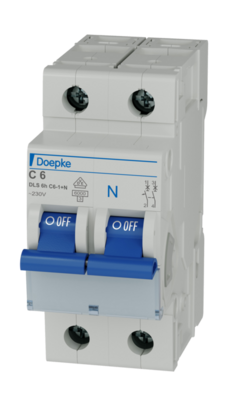 Автоматический выключатель Doepke DLS 6h C6-1+N 6KA (09914229)