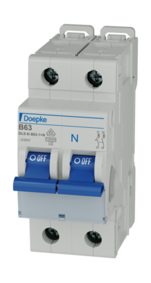 Автоматический выключатель Doepke DLS 6i B63-1+N 10KA (09916059)