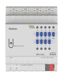 Актуатор диммер Theben DM 4 DALI KNX