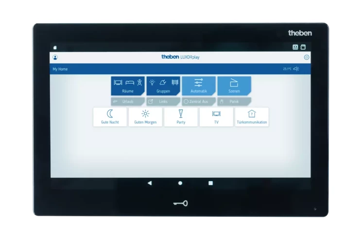 Панель управления Theben LUXORliving CP10 BK KNX (4809001)