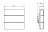 Кнопочный сенсор Theben iON 102 KNX (4969232)