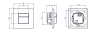 Датчик движения Theben theMura P180 KNX UP WH (2069655)