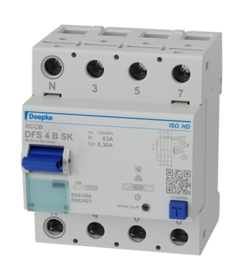 УЗО Doepke DFS 4 063-4/0,30-B SK ISO HD (09146848HD)