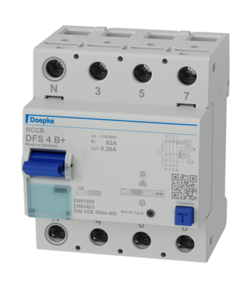 Устройство защитного отключения Doepke DFS 4 063-4/0,30-B+ (09146895)
