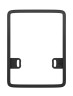 Рамка Theben Spacer theLuxa P BK, чёрная (9070909)