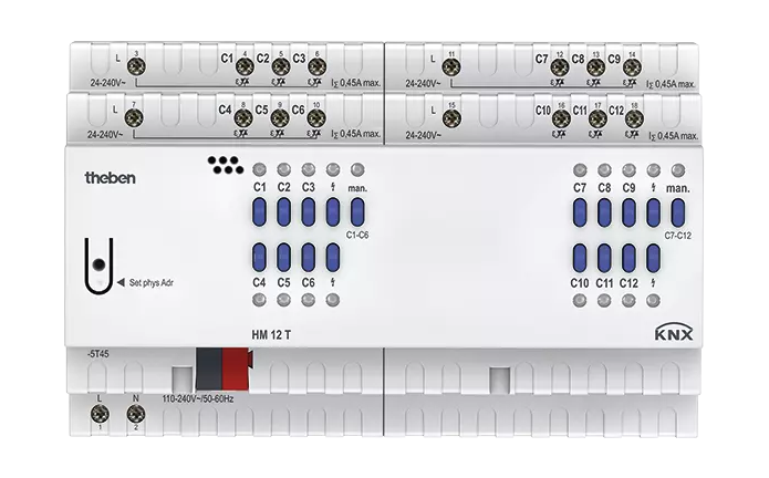 Универсальный актуатор Theben HM 12 T KNX (4940245)