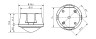 Датчик присутствия Theben theRonda S360 KNX AP WH (2089550)