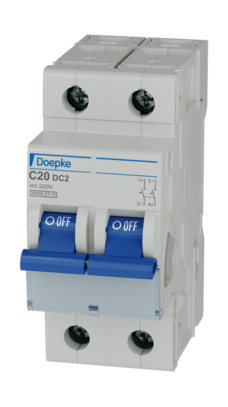 Автоматический выключатель Doepke DLS 6hdc C20-2 6KA (09912264)